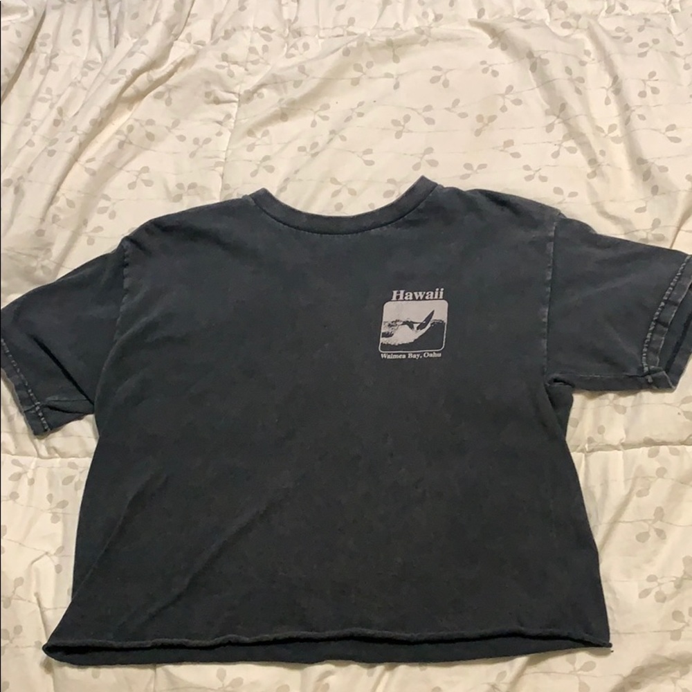 SOLD Grey crop top